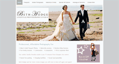 Desktop Screenshot of bethhodgephotography.com